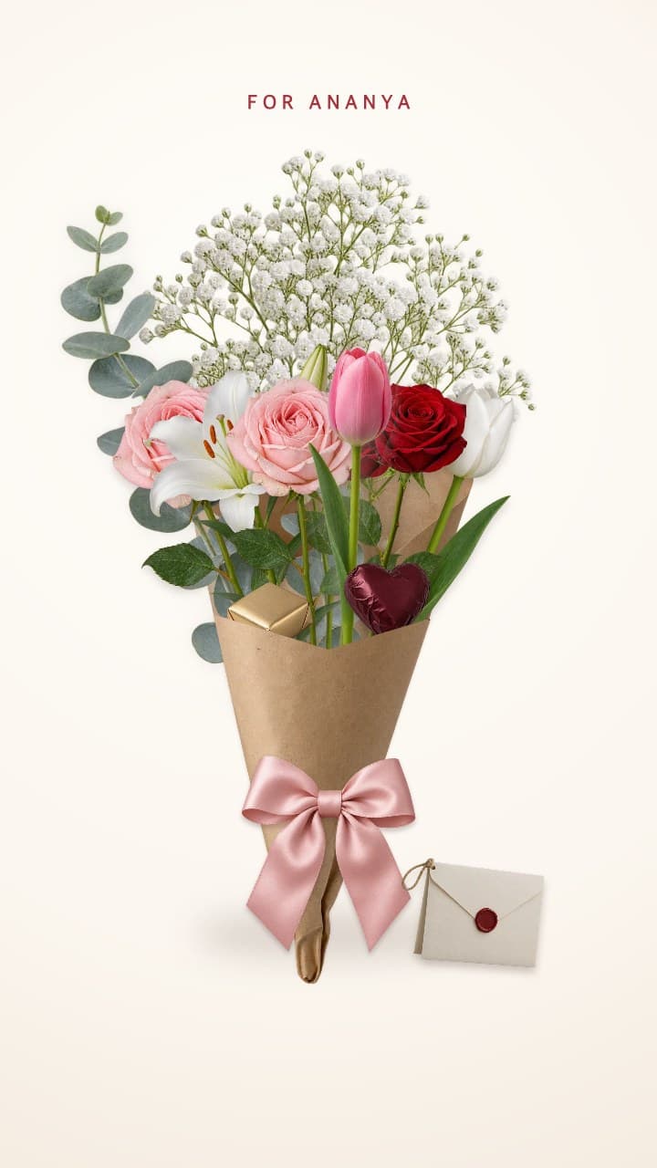 A screen from the Build Your Bouquet demo